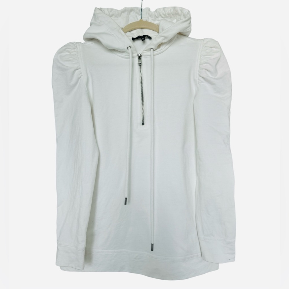Robert Rodriguez Women’s White Hooded Pullover Size XS